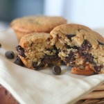 Chocolate chip, cream cheese & sour cream muffins!