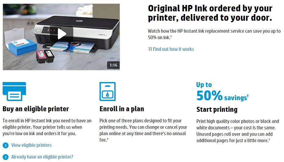 Save Time and Never Run Out Of Ink Again With HP Instant Ink It's a
