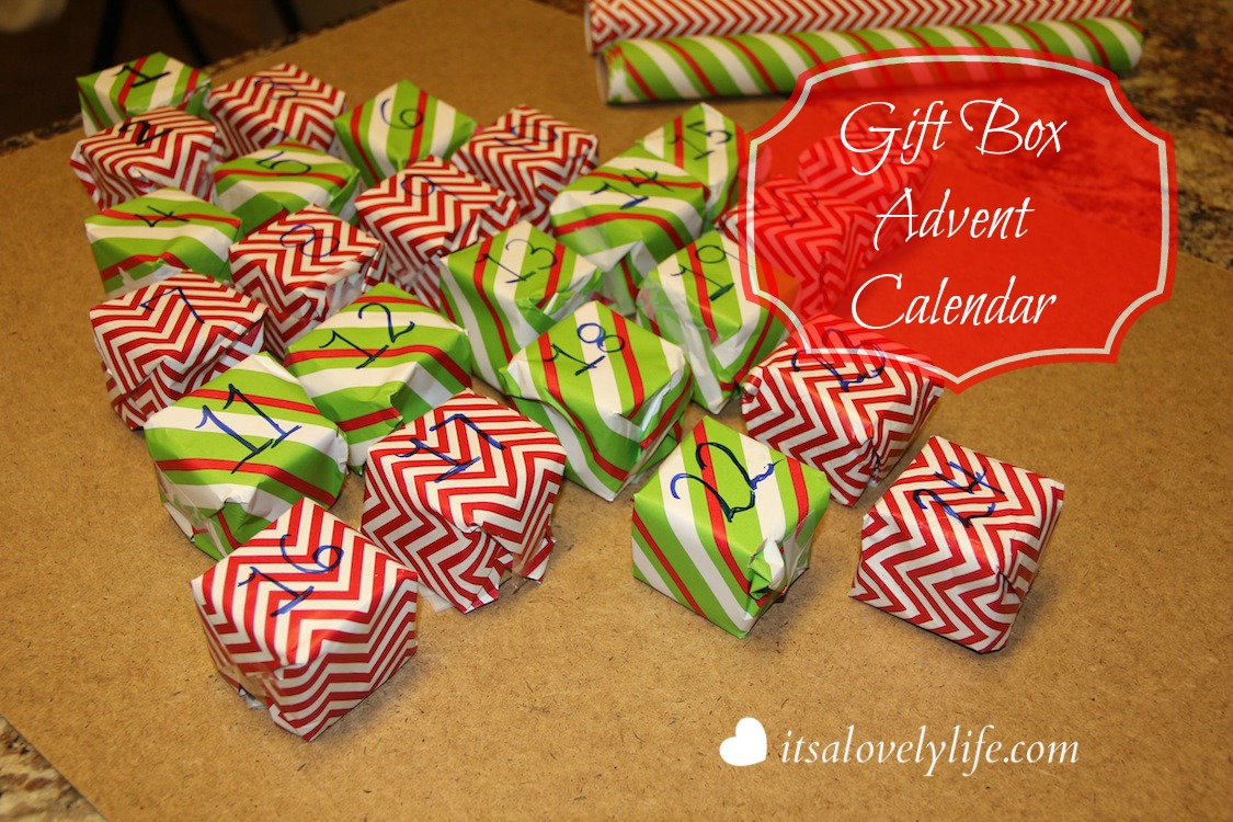 Gift Box Advent Calendar