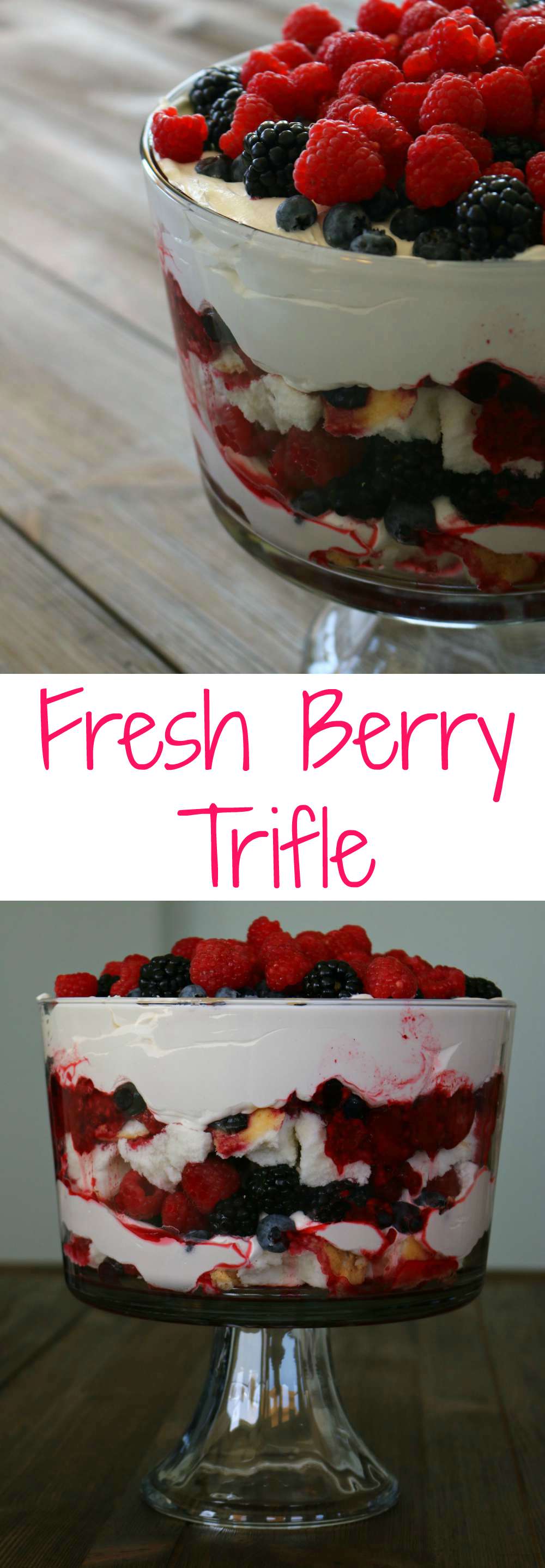 fresh berry trifle