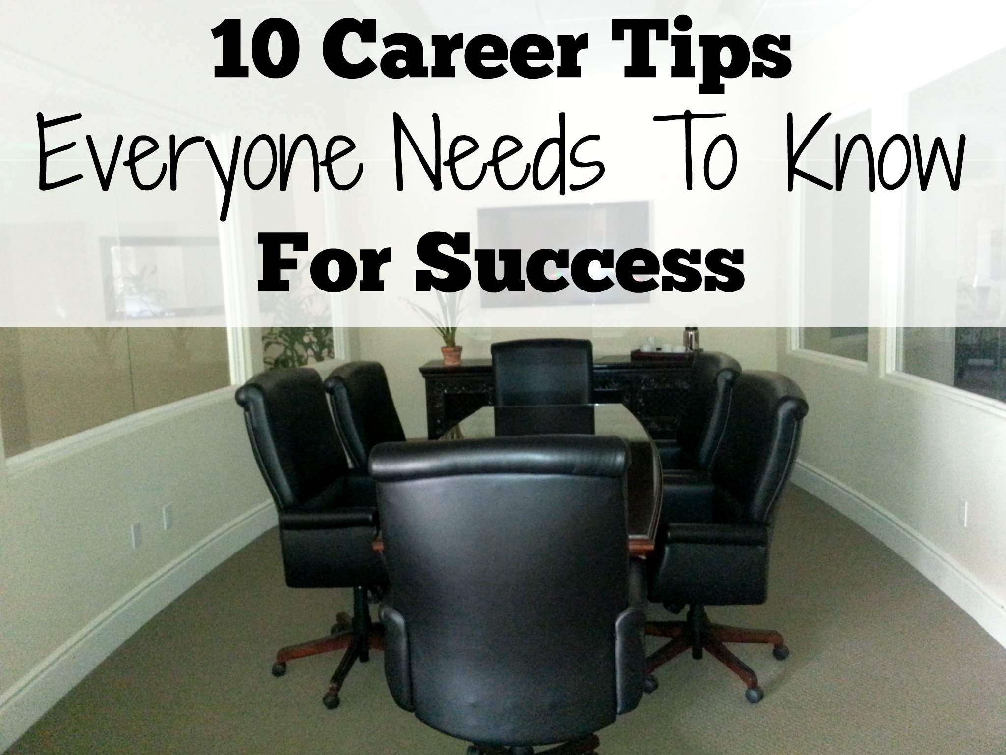 top career tips