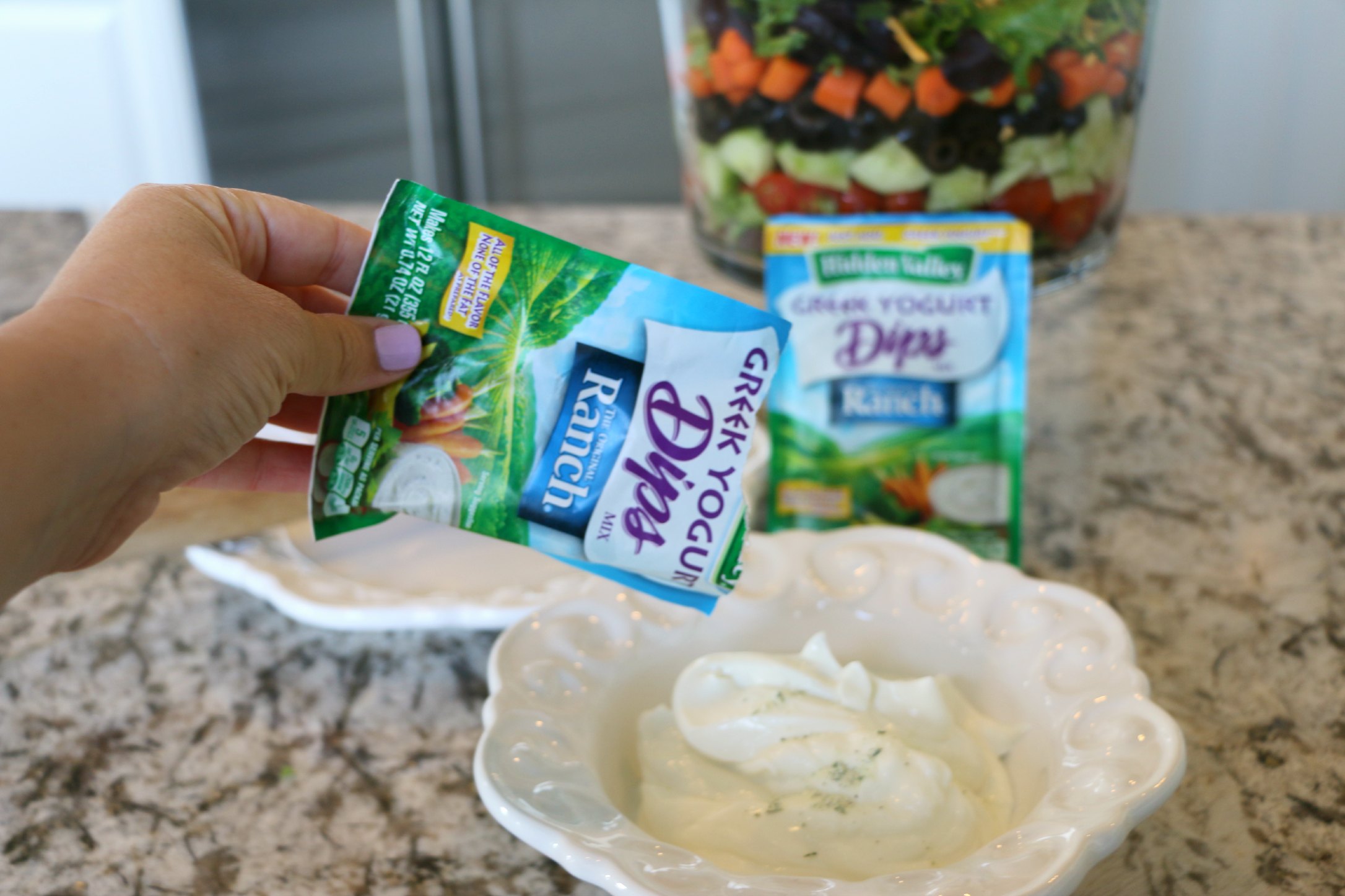 lower fat ranch dip
