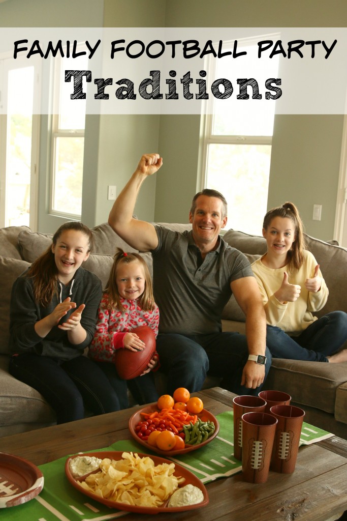 Family Football Game Party Traditions It's a Lovely Life!