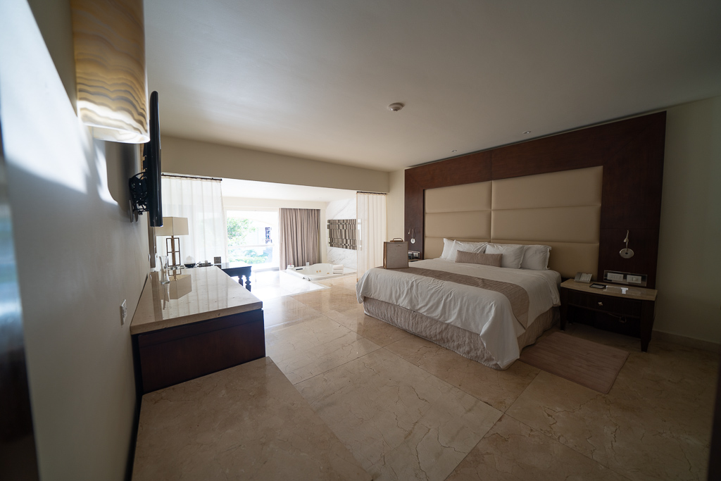 Bedroom of the Family Suite at the Grand at Moon Palace Cancun